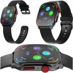 Smartwatch zegarek sportowy IMIKI Frame 2 Black. Czarne zegarki damskie IMIKI. Za 299.00 zł.