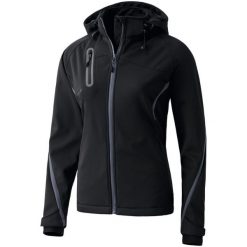 Kurtka damska Erima softshell fonction. Czarne kurtki softshell damskie Erima, m, bez wzorów, z materiału, z kapturem. Za 358.00 zł.