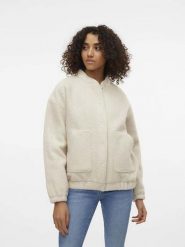 Vero Moda Kurtka "Amber" w kolorze beżowym rozmiar: XS. Brązowe kurtki damskie Vero Moda, xs, bez wzorów, bez kaptura. Za 153.71 zł.