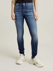 G-Star Dżinsy "Lhana" - Skinny fit - w kolorze niebieskim rozmiar: W31/L34. Niebieskie jeansy damskie G-Star. Za 237.17 zł.