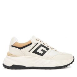 Sneakersy Guess. Białe bluzki sportowe damskie Guess, bez kołnierzyka, bez ramiączek. Za 315.99 zł.