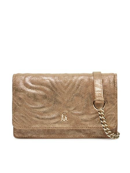 Steve Madden Torebka Blastly SM13001562 Złoty. Żółte torebki klasyczne damskie Steve Madden, bez wzorów, ze skóry, wizytowe, bez kołnierzyka, bez ramiączek. Za 289.99 zł.