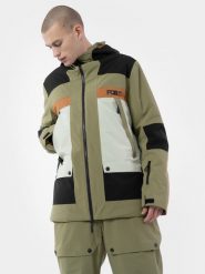 4F Kurtka snowboardowa membrana 15 000 męska 3XL. Brązowe kurtki męskie 4f, l, bez wzorów, bez kaptura, narciarskie. W wyprzedaży za 279.99 zł.
