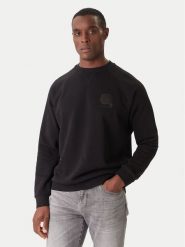 KARL LAGERFELD Bluza 705010 554910 Czarny Regular Fit. Czarne bluzy bez kaptura męskie Karl Lagerfeld, m, z bawełny. Za 799.99 zł.