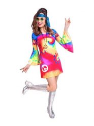 Amscan 3-częściowy kostium "60's Free Spirit Woman" ze wzorem rozmiar: M. Stroje jednoczęściowe damskie AMSCAN, m, bez wzorów. Za 124.11 zł.