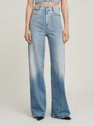 G-Star Dżinsy - Loose fit - w kolorze błękitnym rozmiar: W30/L30. Niebieskie jeansy damskie G-Star, z podwyższonym stanem. Za 248.58 zł.