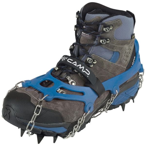 Raczki dla dorosłych Camp Ice Master nakłdki antypoślizgowe. Niebieskie obuwie trekkingowe damskie CAMP. Za 127.99 zł.