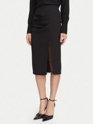 Rinascimento Spódnica ołówkowa CFC0130486003 Czarny Slim Fit. Czarne spódniczki damskie RINASCIMENTO, l, bez wzorów, z syntetyku, ołówkowe. Za 574.99 zł.