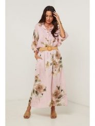 Le Monde du Lin Lniana spódnica w kolorze jasnoróżowym rozmiar: 36/38. Różowe spódniczki damskie Le Monde du Lin, bez wzorów, ze lnu, maxi. Za 143.99 zł.