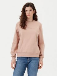 Calvin Klein Jeans Bluza Institutional Graphic J20J224731 Pomarańczowy Regular Fit. Brązowe bluzy bez kaptura damskie Calvin Klein Jeans, xl, z bawełny. Za 219.99 zł.