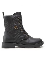 Geox Botki J Eclair G. N J269QN 000BC C9999 S Czarny. Czarne botki dziewczęce Geox, bez wzorów, ze skóry, bez ramiączek. Za 319.99 zł.