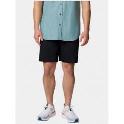 Spodenki turystyczne męskie Columbia Rapid Rivers. Czarne szorty męskie Columbia, bez wzorów, z bawełny, sportowe. W wyprzedaży za 119.50 zł.