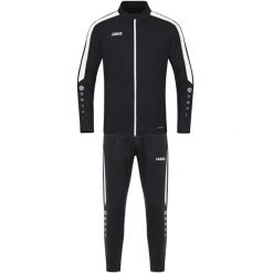Damski dres treningowy Jako Power. Czarne spodnie dresowe damskie Jako, l, bez wzorów, z dresówki. Za 364.30 zł.