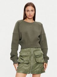 Alpha Industries Bluza 148031 Zielony Regular Fit. Zielone bluzy bez kaptura damskie Alpha Industries, s, z bawełny. Za 309.99 zł.
