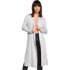 Kardigan w kolorze jasnoszarym. Szare kardigany damskie Be Wear, bez wzorów, z bawełny. Za 139.95 zł.