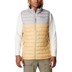 Bezrękawnik Sportowy Męski Columbia Powder Lite. Żółte kamizelki męskie Columbia, m. W wyprzedaży za 322.85 zł.