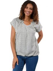 WITT WEIDEN Koszulka w kolorze szaro-białym rozmiar: 48. Szare bluzki damskie WITT WEIDEN, bez wzorów, bez kołnierzyka, bez ramiączek. Za 56.99 zł.