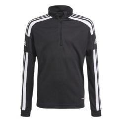 Squadra 21 Training Top. Białe topy damskie Adidas, bez wzorów, z poliesteru, bez kołnierzyka. W wyprzedaży za 89.00 zł.