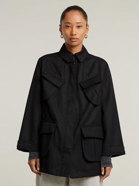 G-Star Kurtka przejściowa w kolorze czarnym rozmiar: XS. Czarne kurtki damskie G-Star, xs, bez wzorów, bez kaptura. Za 326.99 zł.