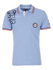Peak Mountain Koszulka polo "Calor" w kolorze błękitnym rozmiar: XL. Niebieskie koszulki polo męskie Peak Mountain, xl, bez wzorów, z bawełny, bez ramiączek. Za 92.21 zł.