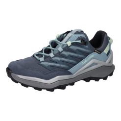 Półbuty LOWA MADDOX PRO GTX LO Ws. Niebieskie obuwie trekkingowe damskie Lowa, z gore-texu, bez zapięcia. Za 821.10 zł.