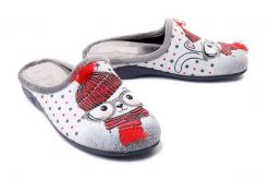 SANITAL FLEX Z23343 grey, kapcie/klapki damskie. Szare klapki damskie Sanital Flex, bez wzorów, bez obcasa. Za 139.90 zł.