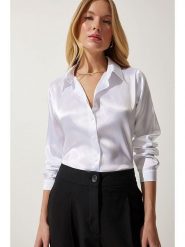 Happiness Istanbul Bluzka w kolorze kremowym rozmiar: 38. Brązowe bluzki damskie Happiness Istanbul, bez wzorów, bez kołnierzyka, bez ramiączek. Za 78.99 zł.