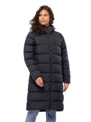 Jack Wolfskin Płaszcz puchowy "Frozen Palace" w kolorze antracytowym rozmiar: L. Czarne płaszcze damskie Jack Wolfskin, l, bez wzorów, z materiału. Za 636.92 zł.