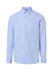Nils Sundström koszula casual Mężczyźni Regular Fit Bawełna niebieski, XXL. Niebieskie koszule męskie Nils Sundström, m, bez wzorów, z bawełny, bez kołnierzyka, bez ramiączek. Za 119.95 zł.