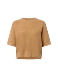 Msch Copenhagen Sweter z półrękawkiem - MSCHThamira Kobiety beżowy, S/M. Brązowe swetry klasyczne damskie MSCH Copenhagen, m, bez kołnierzyka. Za 179.95 zł.