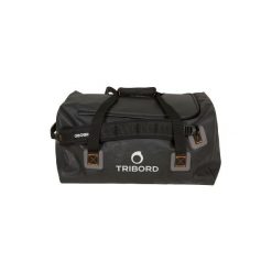 Torba podróżna żeglarska 80 L. Czarne torebki klasyczne damskie TRIBORD, bez wzorów, z materiału, bez dodatków. Za 279.99 zł.