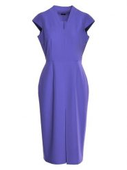 Stylove Sukienka w kolorze fioletowym rozmiar: L. Różowe sukienki damskie Stylove, l, bez wzorów, bez kołnierzyka, bez ramiączek, midi. Za 159.99 zł.