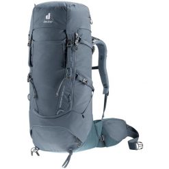 Plecak trekkingowy Deuter Aircontact Core 40+10 - graphite/shale/shale. Szare plecaki damskie Deuter, bez wzorów. Za 786.99 zł.