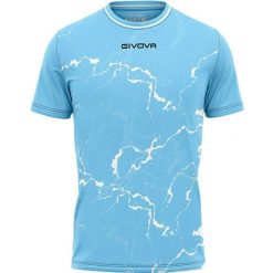 T-shirt Sportowy Givova Graphite Sky-White - Lekki i Oddychający. Białe t-shirty męskie Givova, m, bez wzorów, z poliesteru, bez kołnierzyka. Za 159.99 zł.