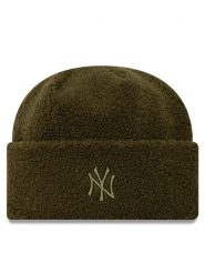 New Era Czapka Borg New York Yankees Cuff Knit Beanie 60580758 Zielony. Zielone czapki zimowe damskie New Era, z materiału. Za 169.99 zł.