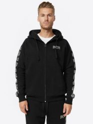 Bluza z kapturem i zamkiem błyskawicznym o klasycznym kroju Lonsdale Kempton. Białe bluzy z kapturem męskie Benlee, m, z bawełny. Za 280.50 zł.