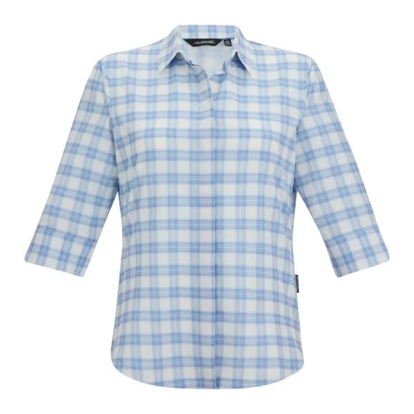 Bluzka damska Regatta Keralin. Niebieskie bluzki damskie Regatta, bez wzorów, eleganckie, bez kołnierzyka, bez ramiączek. Za 229.99 zł.