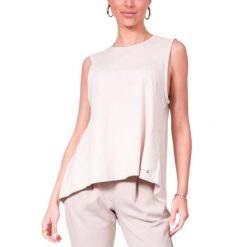 Koszulka turystyczna damska Superdry Flex Loose Open Back. Brązowe bluzki sportowe damskie Superdry., s, bez wzorów, z bawełny, bez ramiączek. Za 102.00 zł.