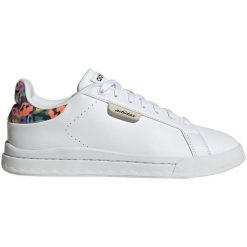 Buty adidas Court Silk W GZ9687 białe. Białe buty sportowe na co dzień damskie bez wzorów, z gumy. Za 398.42 zł.
