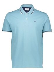 Champion Koszulka polo w kolorze błękitnym rozmiar: S. Niebieskie koszulki polo męskie CHAMPION, s, bez wzorów, z bawełny, bez ramiączek. Za 58.41 zł.