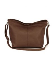 Mia Tomazzi Skórzana torebka "Trapani" w kolorze brązowym - 33 x 25 x 14 cm rozmiar: onesize. Brązowe torebki klasyczne damskie Mia Tomazzi, bez wzorów, z materiału, bez dodatków. Za 241.08 zł.