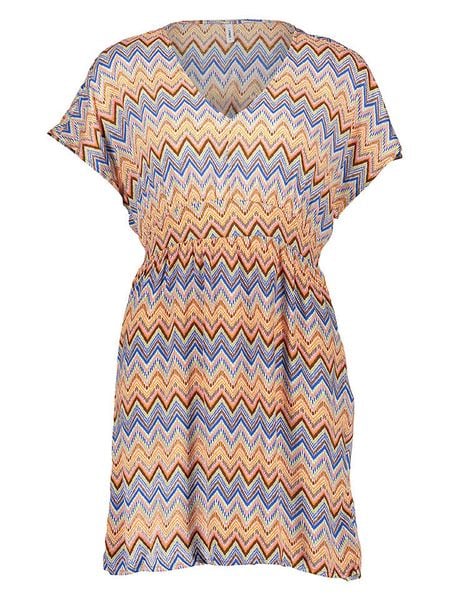 ONLY Sukienka ze wzorem rozmiar: XS. Sukienki damskie Only, xs, bez wzorów, z wiskozy, bez kołnierzyka, bez ramiączek, midi. Za 56.79 zł.