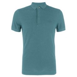 Męska koszulka polo Lacoste. Niebieskie koszulki polo męskie Lacoste, m, bez wzorów, z bawełny, bez ramiączek. Za 705.99 zł.