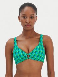 Seafolly Góra od bikini Sorrento 31467-277 Zielony. Zielone bikini damskie Seafolly, bez wzorów. Za 389.99 zł.