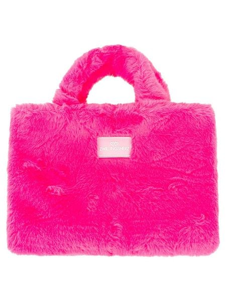 Zwillingsherz Torebka w kolorze różowym - 33 x 23 cm rozmiar: onesize. Różowe torebki klasyczne damskie Zwillingsherz, bez wzorów, z materiału, bez dodatków. Za 152.98 zł.