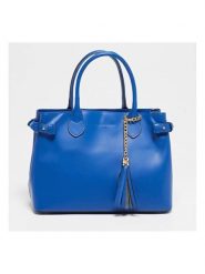 Christian Laurier Skórzana torebka "Anita" w kolorze niebieskim - 32,5 x 23 x 15,5 cm rozmiar: onesize. Niebieskie torebki klasyczne damskie Christian Laurier, bez wzorów, z materiału, bez dodatków. Za 385.62 zł.