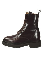 GANT Footwear Skórzane botki "Zandrin" w kolorze brązowym rozmiar: 40. Brązowe botki damskie GANT Footwear, ze skóry, bez obcasa, bez zapięcia. Za 479.41 zł.