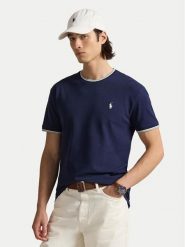 Polo Ralph Lauren T-Shirt 710963492001 Granatowy Regular Fit. Niebieskie koszulki polo męskie Polo Ralph Lauren, l, bez wzorów, z bawełny, bez ramiączek. Za 399.99 zł.