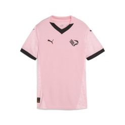 Damska koszulka domowa Palermo F.C. 24/25 PUMA Team Light Pink Black. Czarne bluzki damskie Puma, s, bez wzorów, sportowe, bez kołnierzyka, bez ramiączek. Za 449.00 zł.