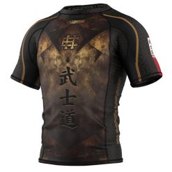Koszulka Męska na siłownię rashguard MMA EXTREME HOBBY BUSHIDO. Czarne bielizna termoaktywna męska EXTREME HOBBY, m, bez wzorów, z bawełny. Za 199.00 zł.